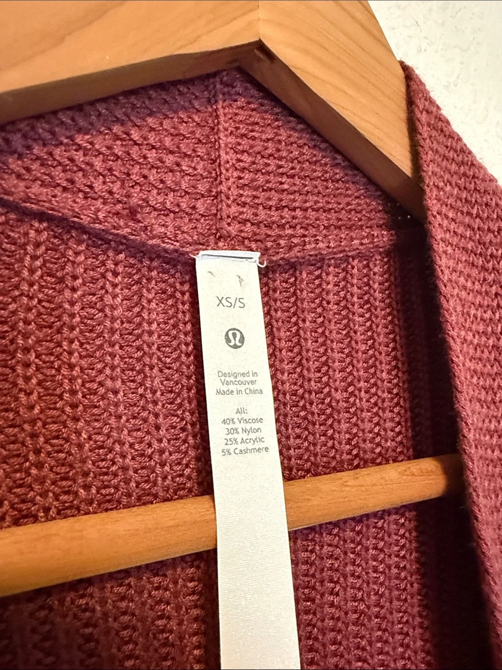 Perfect like new Lululemon Cashlu Sweater Wrap XS/S